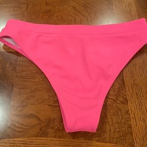 Shein rib high waisted bikini swimsuit bottom